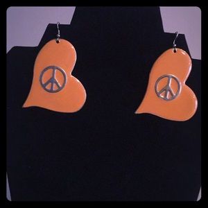 Retro metal earrings